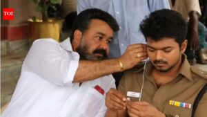 Mohanlal and Vijay BTS pictures form the sets of ‘Jilla’ resurfaces after election win.