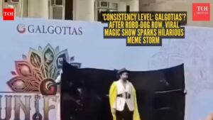 Galgotias University: ‘Consistency level: Galgotias’? After robo-dog row, viral magic show sparks hilarious meme storm
