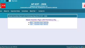 AP ICET 2026 answer key released at cets.apsche.ap.gov.in: Direct link to download here