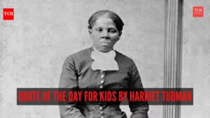 Quote of the day for kids by Harriet Tubman: “Every great dream begins with a dreamer. Always remember, you have within you the strength, the patience, and the passion to reach the stars to change the world”