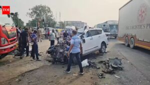 Negligence claims 495 lives on roads daily; two-wheeler riders account for 48%: NCRB | India News