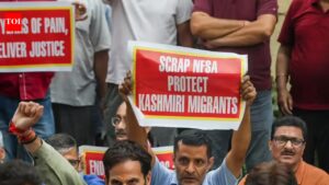 Kashmiri Pandits protest relief rations’ merger into food security act, cry conspiracy. India News
