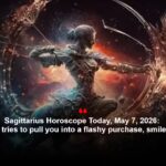 Sagittarius Horoscope Today, May 7, 2026: If someone tries to pull you into a flashy purchase, smile and refuse