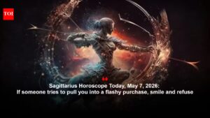 Sagittarius Horoscope Today, May 7, 2026: If someone tries to pull you into a flashy purchase, smile and refuse