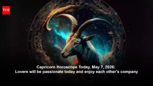 Capricorn Horoscope Today, May 7, 2026: Lovers will be passionate today and enjoy each other’s company