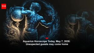 Aquarius Horoscope Today, May 7, 2026: Unexpected guests may come home