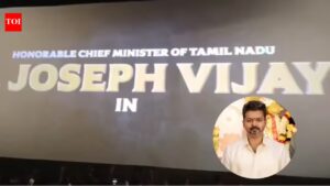 Vijay’s ‘Chief Minister’ title card goes viral; Has the ‘Jana Nayagan’ actor dropped the iconic ‘Thalapathy’ tag? | Tamil Movie News