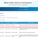 BPSC 72nd CCE 2026 applications open as Bihar revises 1186 vacancies; apply here