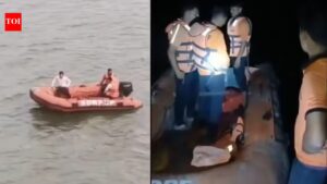 Woman, 5 children missing after boat overturns in Yamuna river in Hamirpur. Kanpur News
