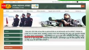 Indian Army Agniveer Admit Card 2026 release confirmed for May 15 on official portal joinindianarmy.nic.in; how to download