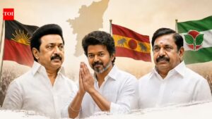 DMK-AIADMK alliance on cards? TVK’s Vijay scrambles for numbers: Tamil Nadu CM suspense intensifies. India News