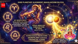Mahalakshmi Rajyog 2026: Aries, Gemini, Leo and Libra set for financial gains from May 14
