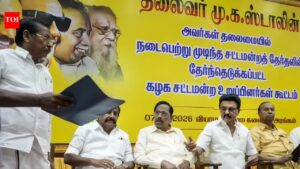 ‘Failed to change its political character’: DMK slams Congress, passes resolution over TVK support. India News