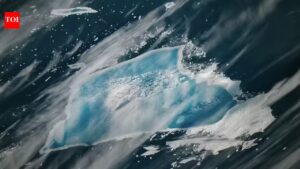 The great white giant turns blue: The final act of Iceberg A-23A |