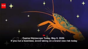 Cancer Horoscope Today, May 8, 2026: If you run a business, avoid taking on a brand new risk today