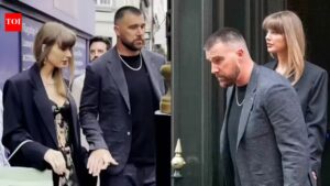 Taylor Swift stuns in $4,000 luxury look as Travis Kelce romance heats up during rare London appearance | NFL News