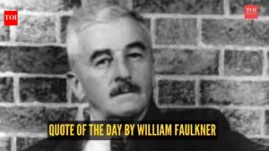 Quote of the day by William Faulkner: ‘Get it down. Take chances. It may be bad, but it’s the only way you can…’