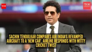 ‘New car feeling’: Sachin Tendulkar praises Air India’s upgraded aircraft, airline drops perfect cricket pun