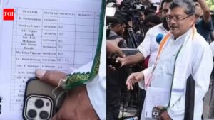 Kerala CM face: BJP drops leaked Congress list with ‘KC’ markings. India News