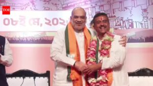 BJP government formation in West Bengal: Suvendu Adhikari elected as legislature party leader, set to take oath as CM on May 9. India News