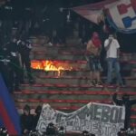 South America’s Champions League match stopped less than 2 minutes in after fans started burning stadium sections. International Sports News