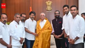 Vijay to be sworn in as Tamil Nadu CM on Saturday | chennai news