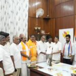 Rangasamy meets LG, stakes claim to form government in Puducherry. India News