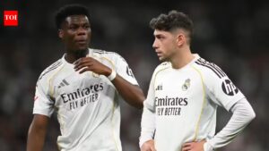 Real Madrid punish Aurelien Tchouameni and Federico Valverde after training-ground fight football news