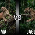 Puma vs Jaguar: Comparing the power, agility and survival skills of two apex predators.