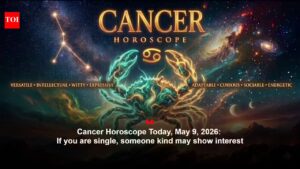 Cancer Horoscope Today, May 9, 2026: If you are single, someone kind may show interest