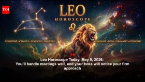 Leo Horoscope Today, May 9, 2026: You’ll handle meetings well, and your boss will notice your firm approach.
