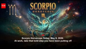 Scorpio Horoscope Today, May 9, 2026: At work, take that bold step you have been putting off