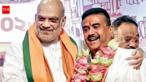 Suvendu Adhikari: BJP’s 1st, Bengal’s 9th: Suvendu Adhikari to take oath as CM today in Narendra Modi-Amit Shah presence. Kolkata News