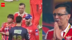 Sanjiv Goenka wins hearts with humble gesture while waiting to meet Virat Kohli – Watch | cricket news