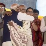 Watch: PM Modi touches feet of 98-year old Makhanlal Sarkar during West Bengal swearing-in ceremony – who is he? | India News