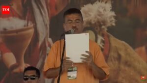 Suvendu Adhikari takes oath as West Bengal’s first BJP chief minister. India News