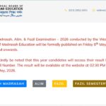 WBBME High Madrasah, Alim and Fazil results 2026 declared; overall pass percentage sees improvement: Check direct link here