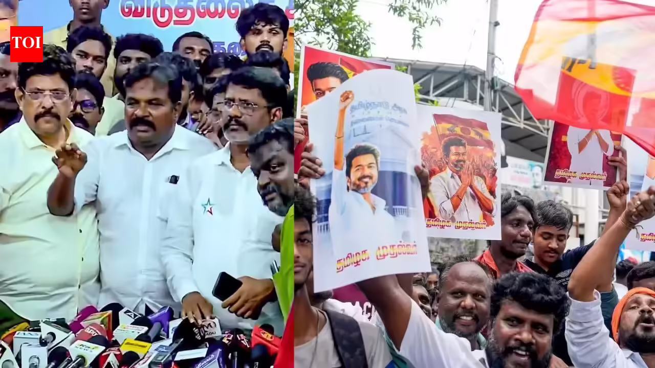 Tamil Nadu power play: Will VCK join hands with Vijay’s TVK? Big decision at 4pm today | chennai news