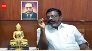 We extend support to Vijay’s TVK as we want to prevent imposition of President’s Rule in Tamil Nadu: VCK chief Thirumavalavan. chennai news