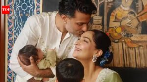 Sonam Kapoor, Anand Ahuja announce name of second child with adorable PICS, here’s what Rudralokh means |