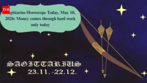 Sagittarius Horoscope Today, May 10, 2026: Money comes through hard work only today