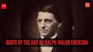 Quote of the day by Ralph Waldo Emerson: ‘To be yourself in a world that is constantly trying to make you something else is the…’