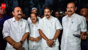 Congress hunts for consensus as camps flex muscle in CM battle: What’s happening Kerala | India News