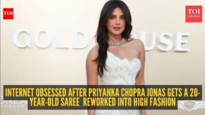 Priyanka Chopra Jonas just wore a reimagined 20-year-old saree in a jaw-dropping couture moment at Gold Gala