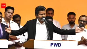 ‘New era of real, secular, social justice starts now’: TVK chief Vijay’s first speech as Tamil Nadu CM | India News