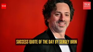 Success quote of the day by Sergey Brin: ‘You should have fun and not be so weighed down by expectations’