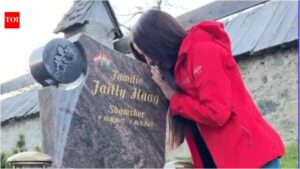Celina Jaitly: ‘This is Mother’s Day for me’: Celina Jaitly breaks down as Mumbai Police books husband Peter Haag for cruelty – Watch | Hindi Movie News
