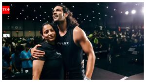 Sweat, fitness, shared goals: Mom-kids team up for Hyrox