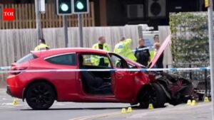 Arnold car crash: Police arrest suspect for attempted murder after car hits five men