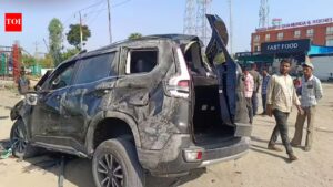 Three killed as car rams into bikes in Panchmahal. Vadodara News